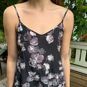 Wilfred Floral Silk Top (Aritzia)